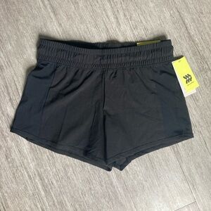 Girls All In Motion 2-in-1 Shorts - Black XL - NWT
